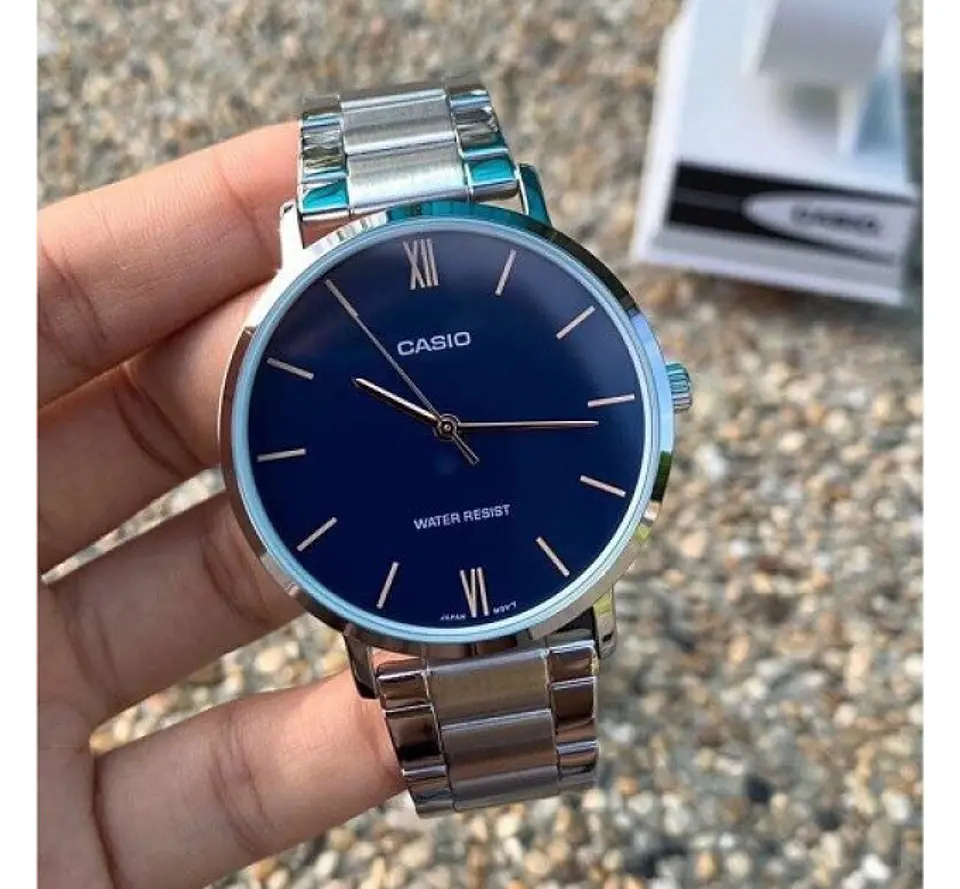 RELOJ CASIO PARA HOMBRE MTP-VT01D-2B 2