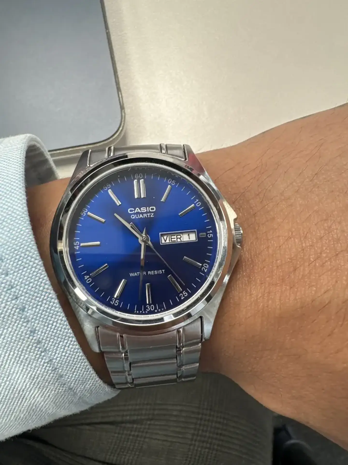 RELOJ CASIO PARA HOMBRE MTP-1239D-2A 2