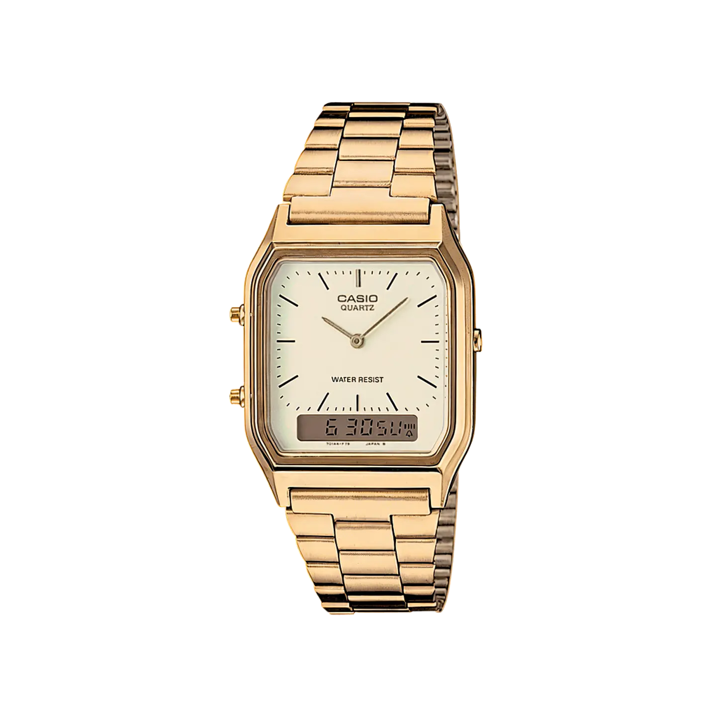 RELOJ CASIO UNISEX AQ-230GA-9D GOLD LUXURY 1