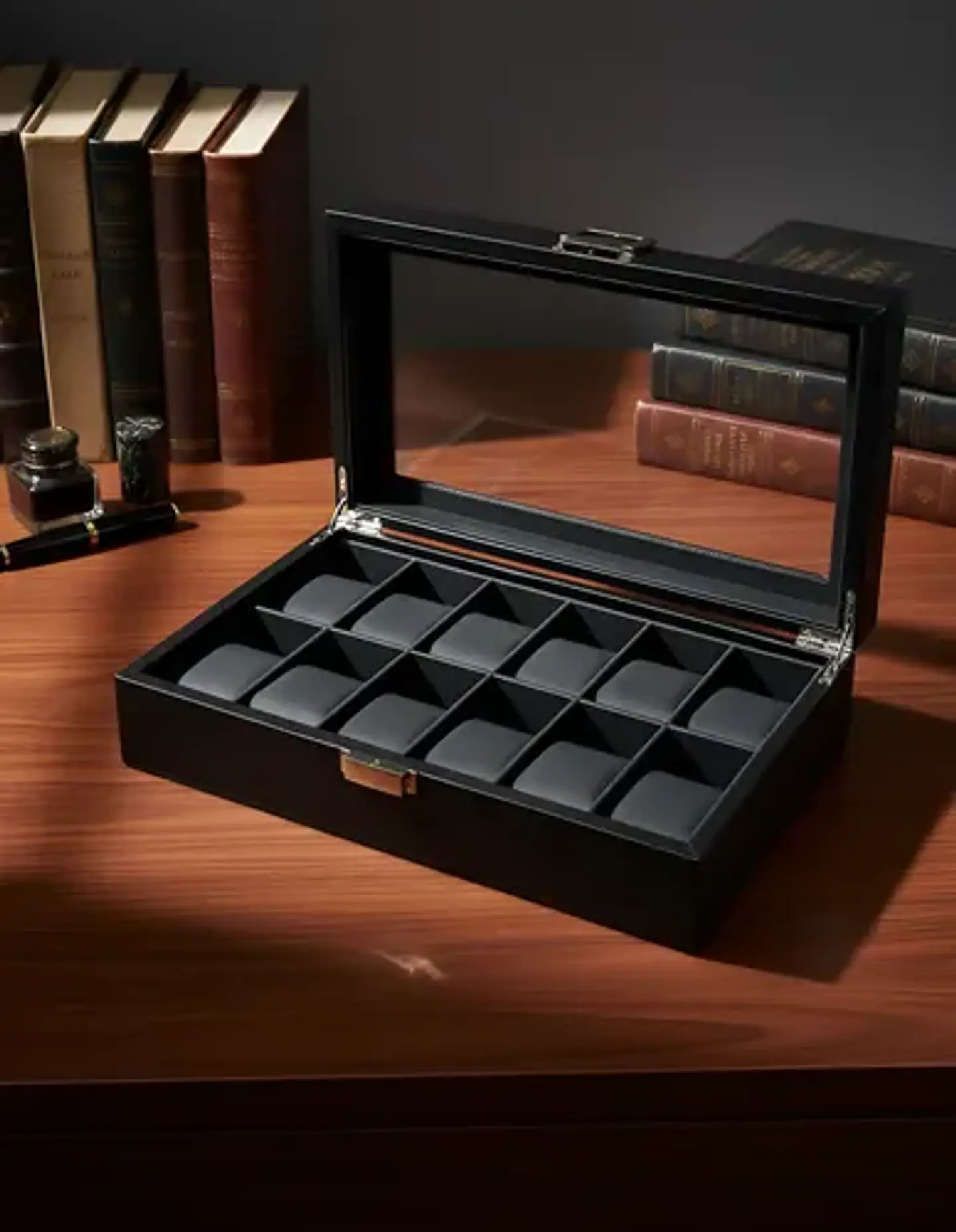 Portareloj 12 slots BLACK  2