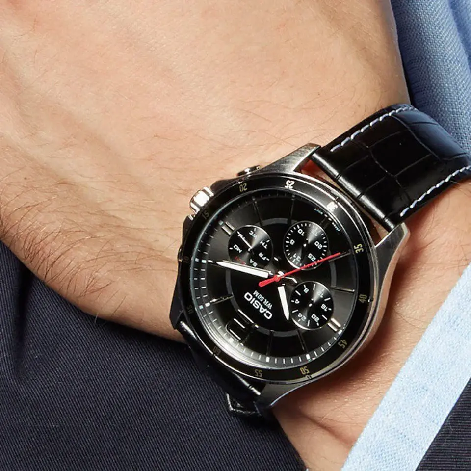 RELOJ CASIO PARA HOMBRE MTP-1374L-1A 3