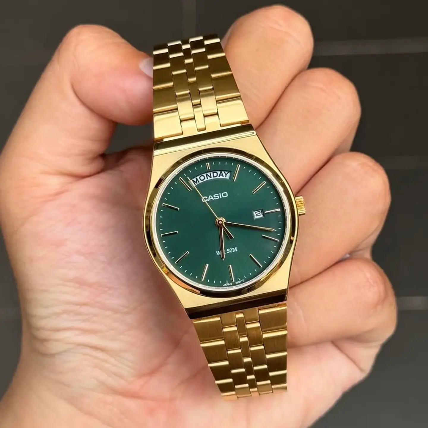 RELOJ CASIO PARA HOMBRE MTP-B146G-3A 2