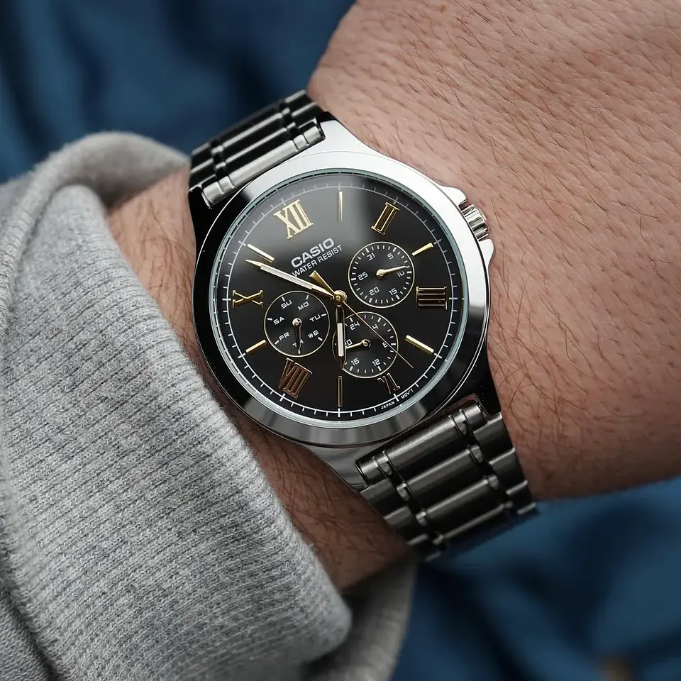 RELOJ CASIO PARA HOMBRE MTP-V300D-1A2 2