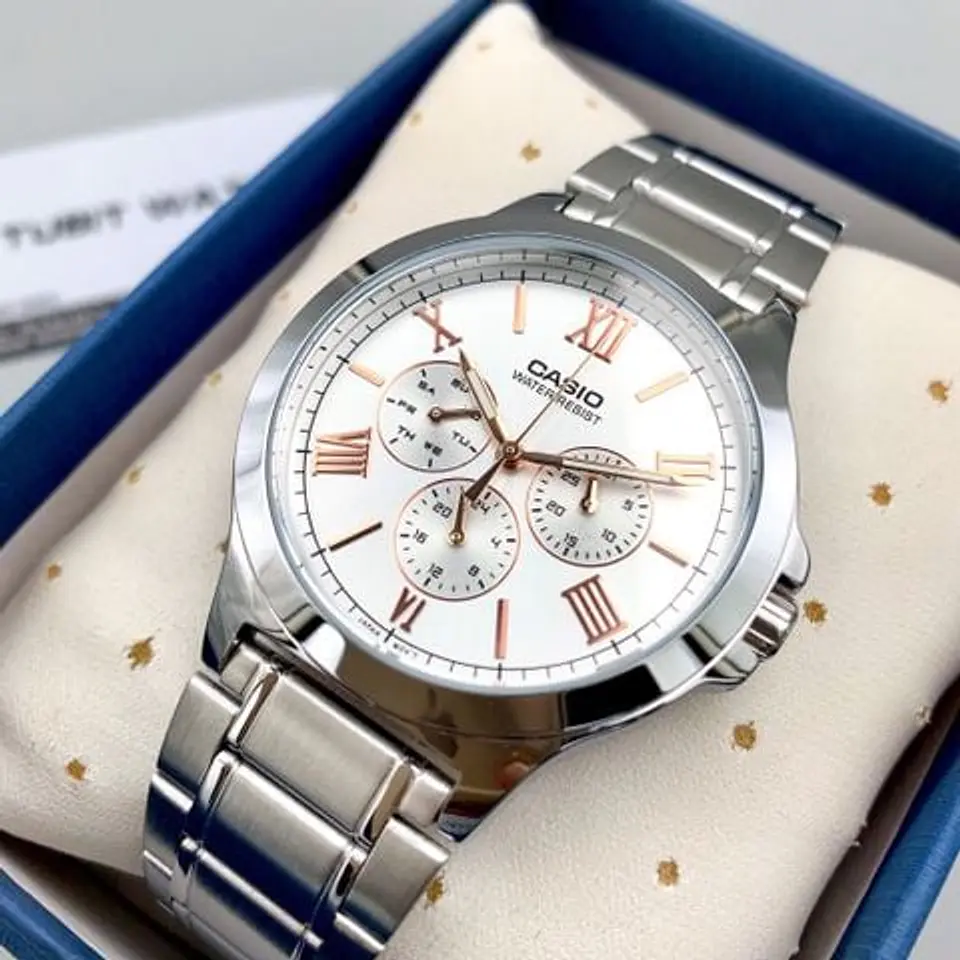 RELOJ CASIO PARA HOMBRE MTP-V300D-7A2 2