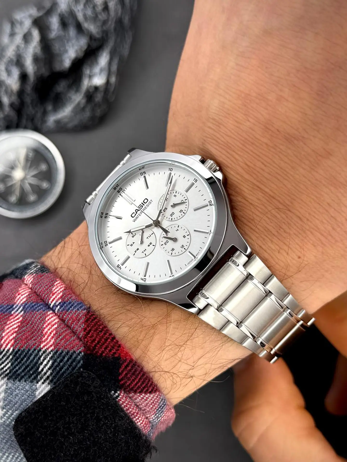 RELOJ CASIO PARA HOMBRE MTP-V300D-7A 2