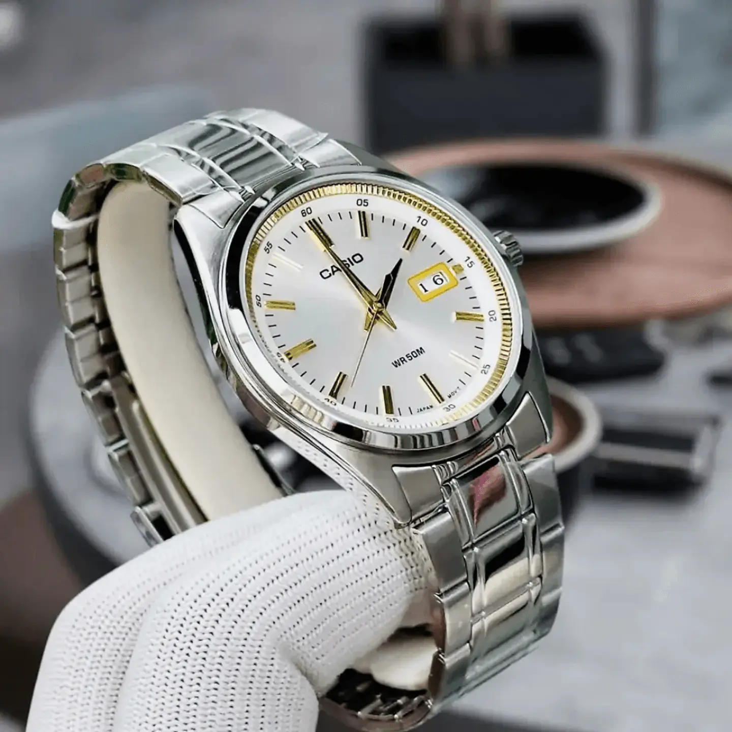 RELOJ CASIO PARA HOMBRE MTP-B180D-7A 2