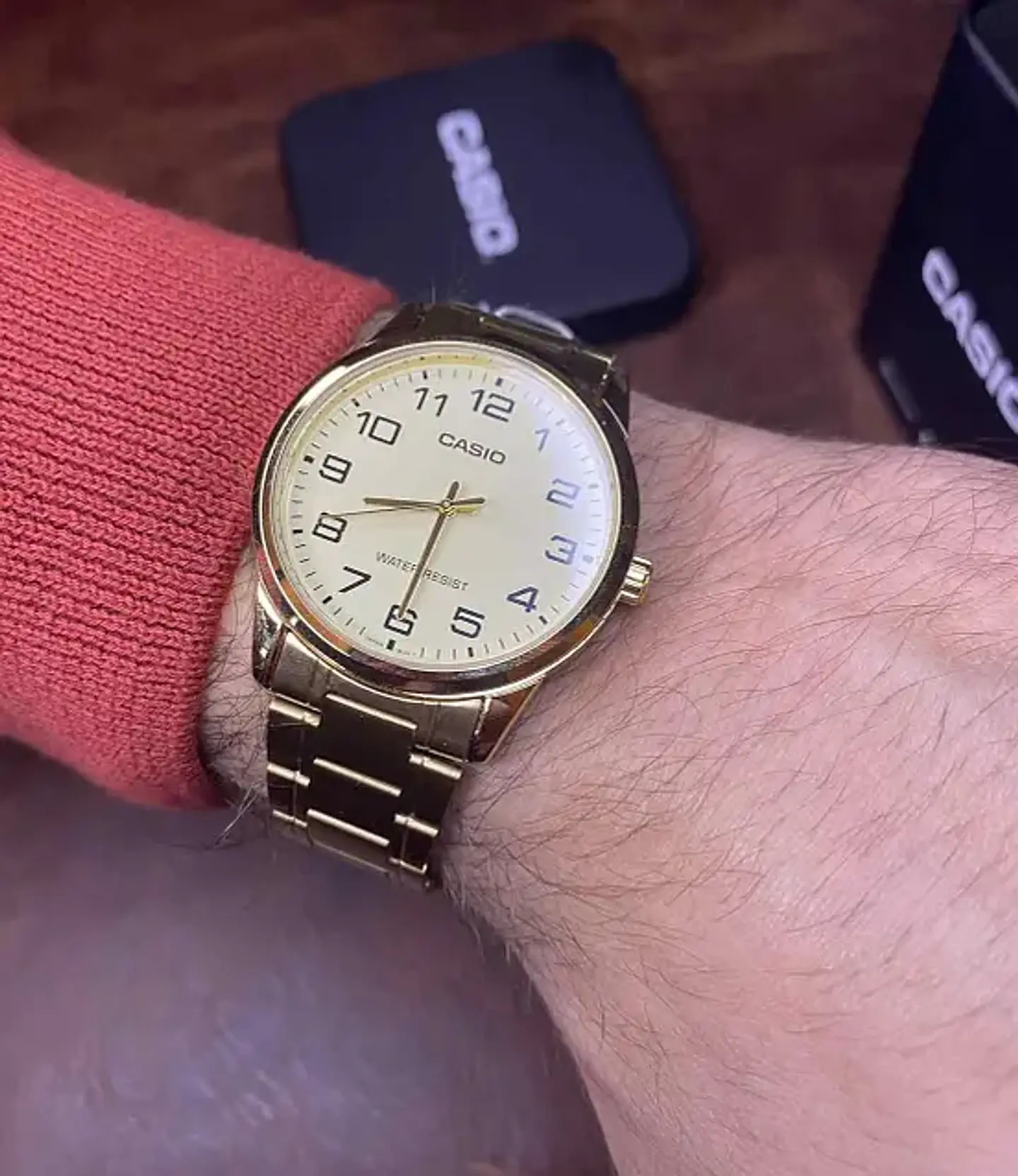 RELOJ CASIO PARA HOMBRE MTP-V001G-9B 3