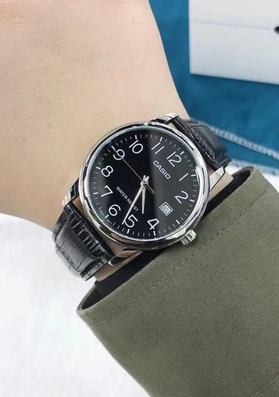RELOJ CASIO PARA HOMBRE MTP-V002L-1B 2