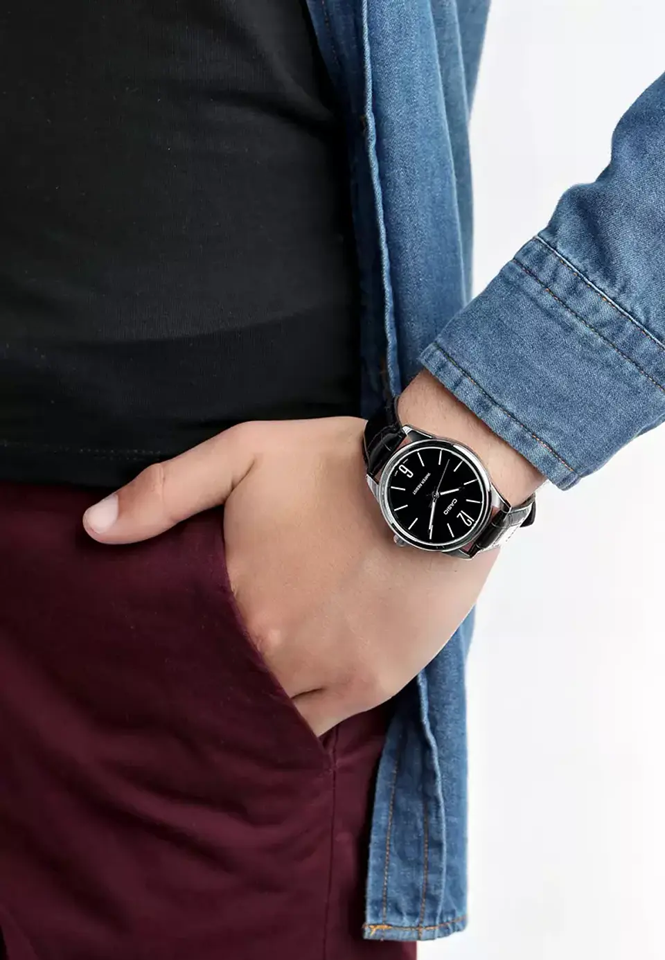 RELOJ CASIO PARA HOMBRE MTP-V005L-1B 3