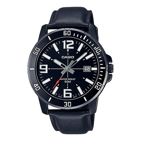 RELOJ CASIO PARA HOMBRE MTP-VD01BL-1BV