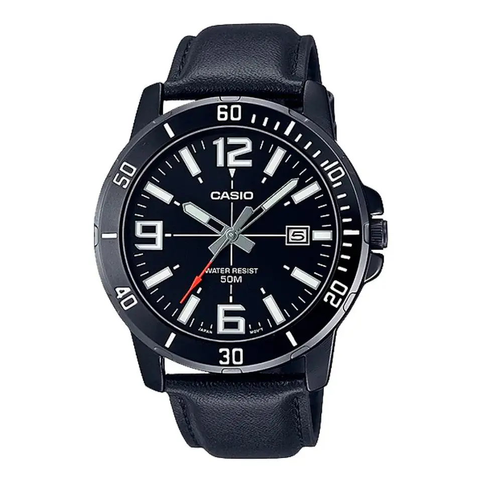 RELOJ CASIO PARA HOMBRE MTP-VD01BL-1BV 1