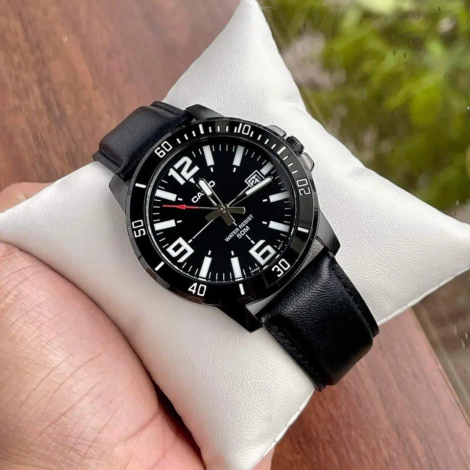 RELOJ CASIO PARA HOMBRE MTP-VD01BL-1BV 3