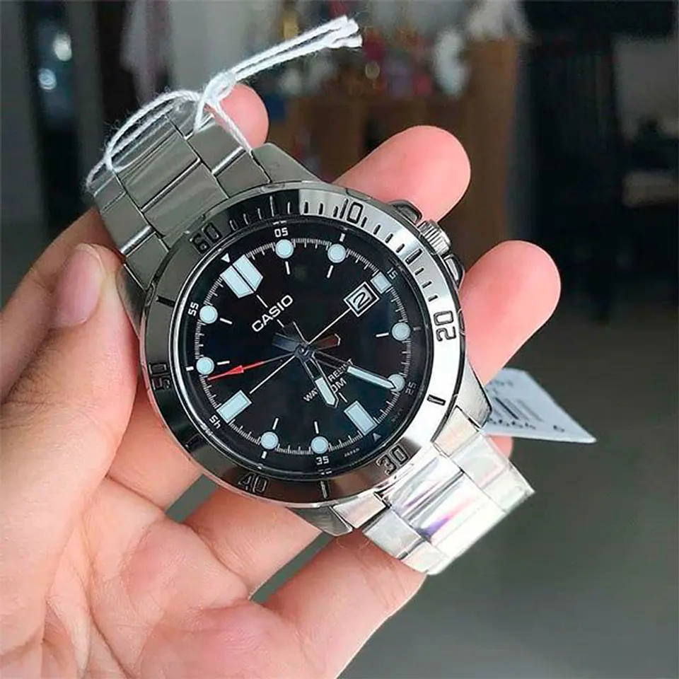 RELOJ CASIO PARA HOMBRE MTP-VD01D-1BV 2