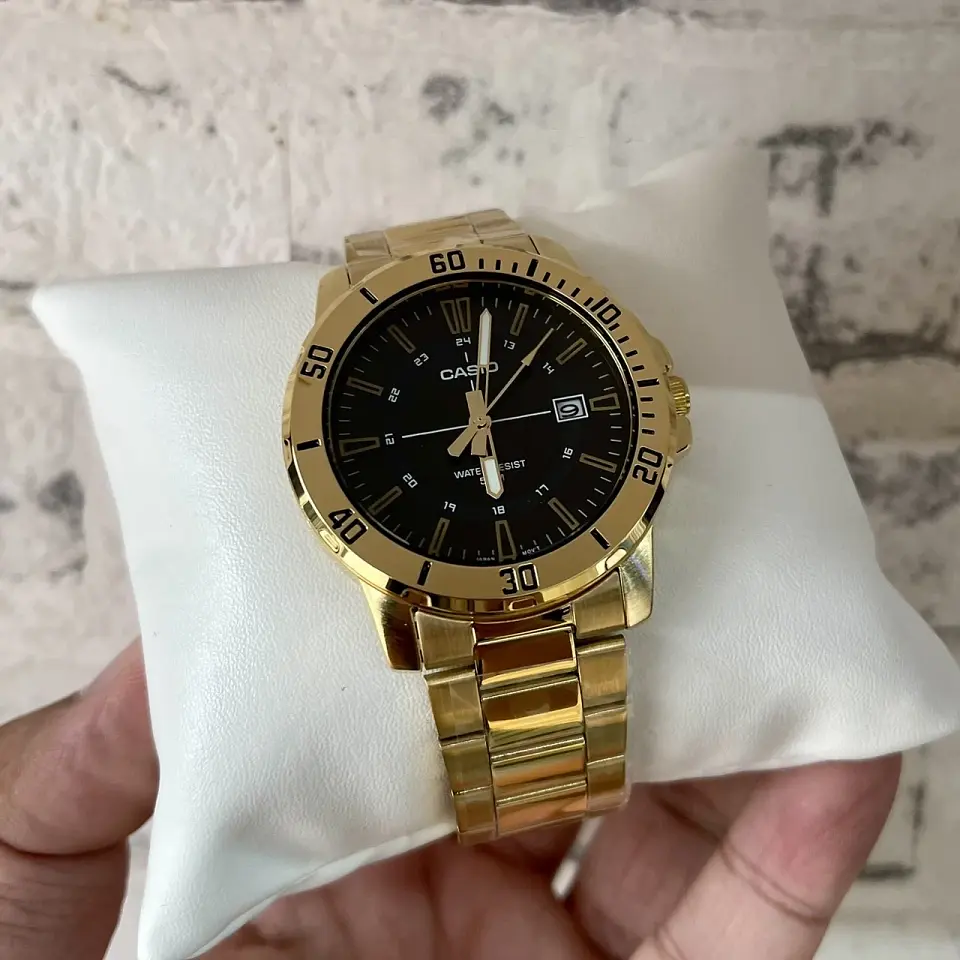 RELOJ CASIO PARA HOMBRE MTP-VD01G-1C 2