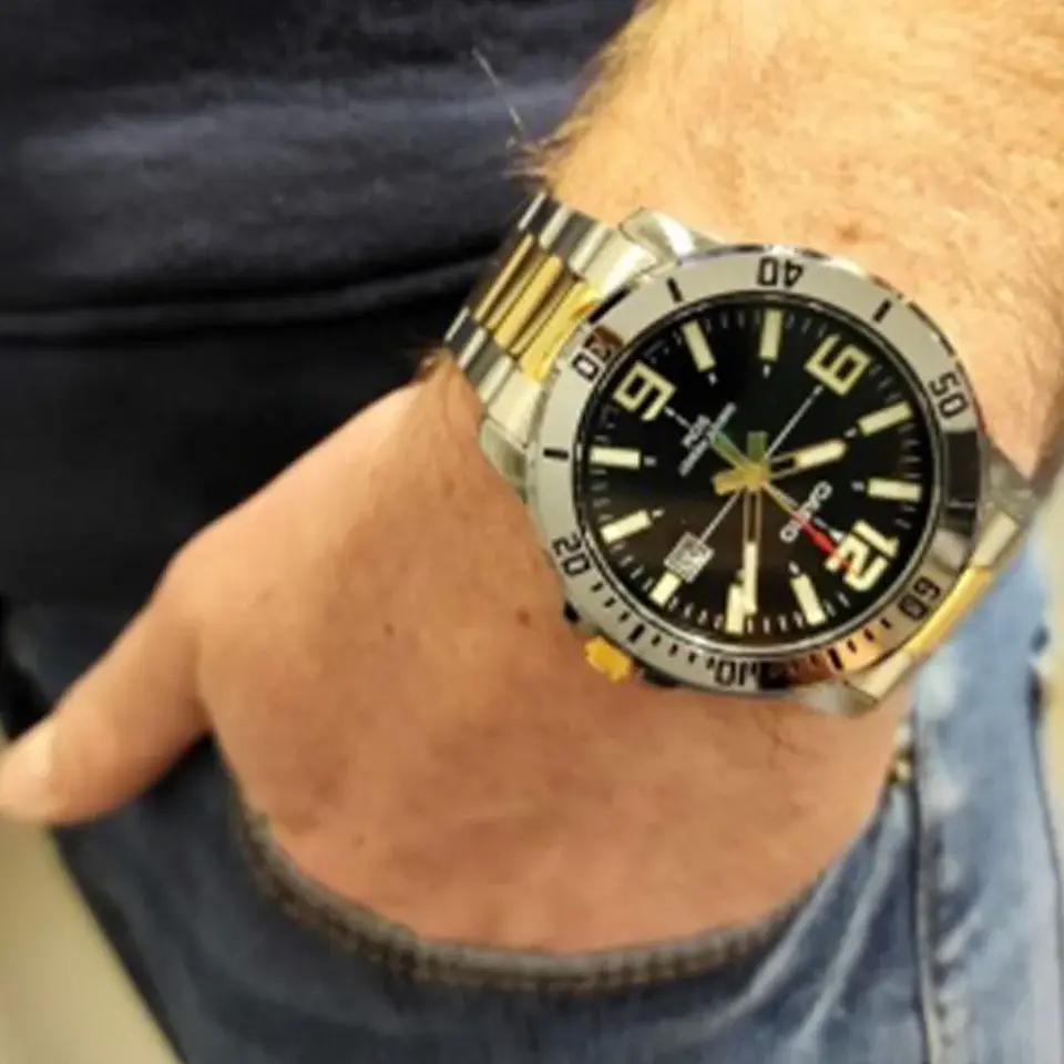 RELOJ CASIO PARA HOMBRE MTP-VD01SG-1BV 3