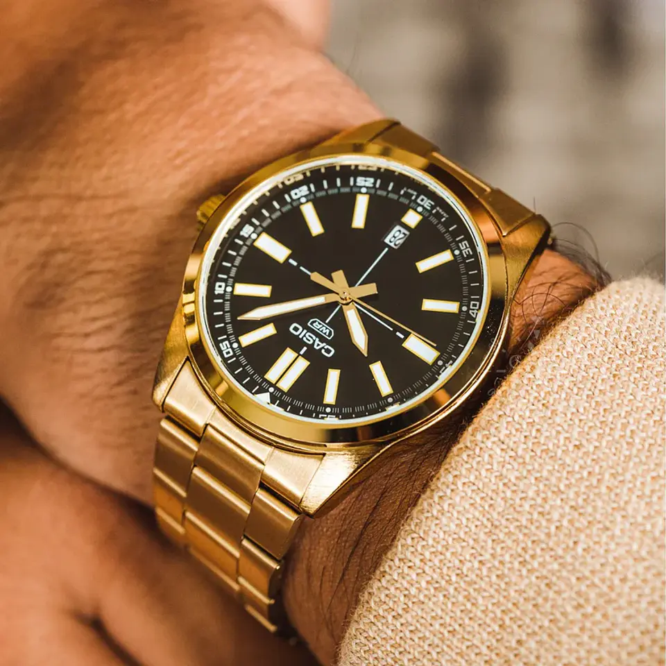 RELOJ CASIO PARA HOMBRE MTP-VD02G-1E 2