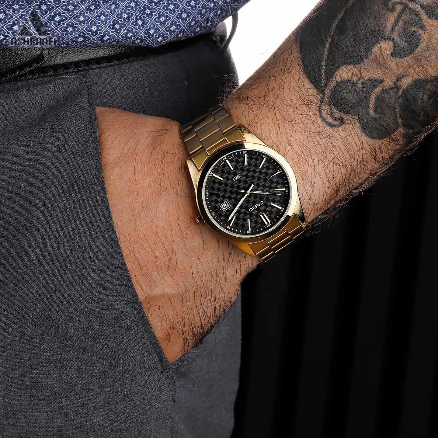 RELOJ CASIO PARA HOMBRE MTP-VD03G-1A 3