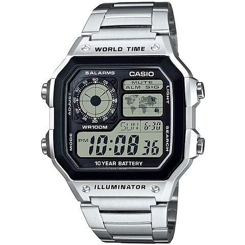 RELOJ CASIO PARA HOMBRE AE-1200WHD-1AV