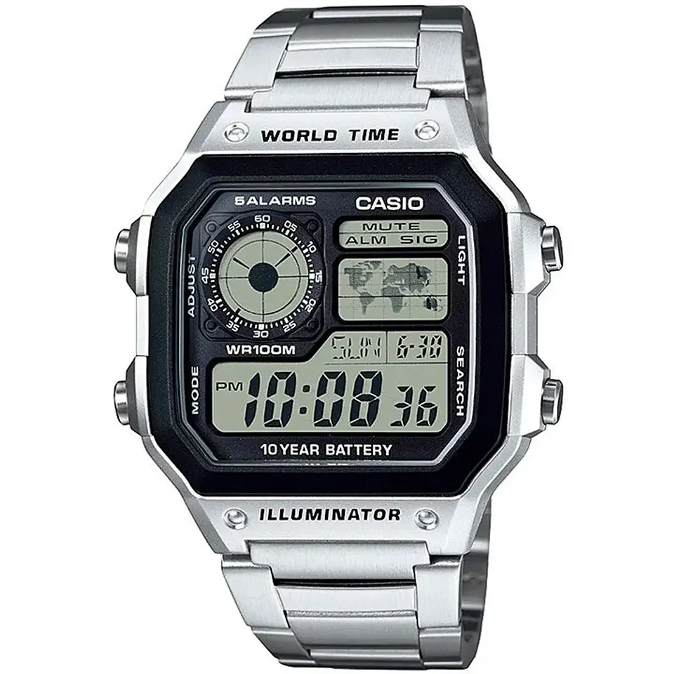 RELOJ CASIO PARA HOMBRE AE-1200WHD-1AV 1