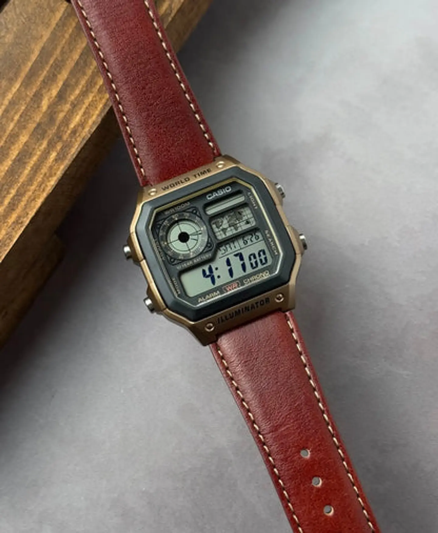 RELOJ CASIO PARA HOMBRE AE-1200WHL-5A 3