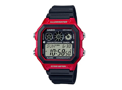 RELOJ CASIO PARA HOMBRE AE-1300WH-4AV