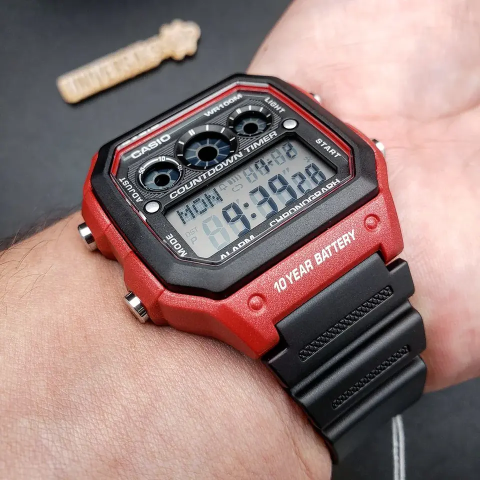 RELOJ CASIO PARA HOMBRE AE-1300WH-4AV 3