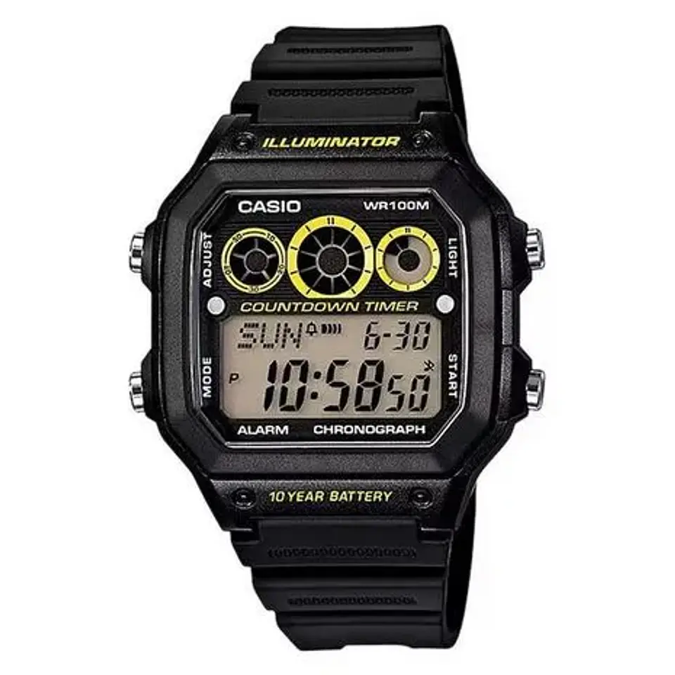 RELOJ CASIO PARA HOMBRE AE-1300WH-1AV 1