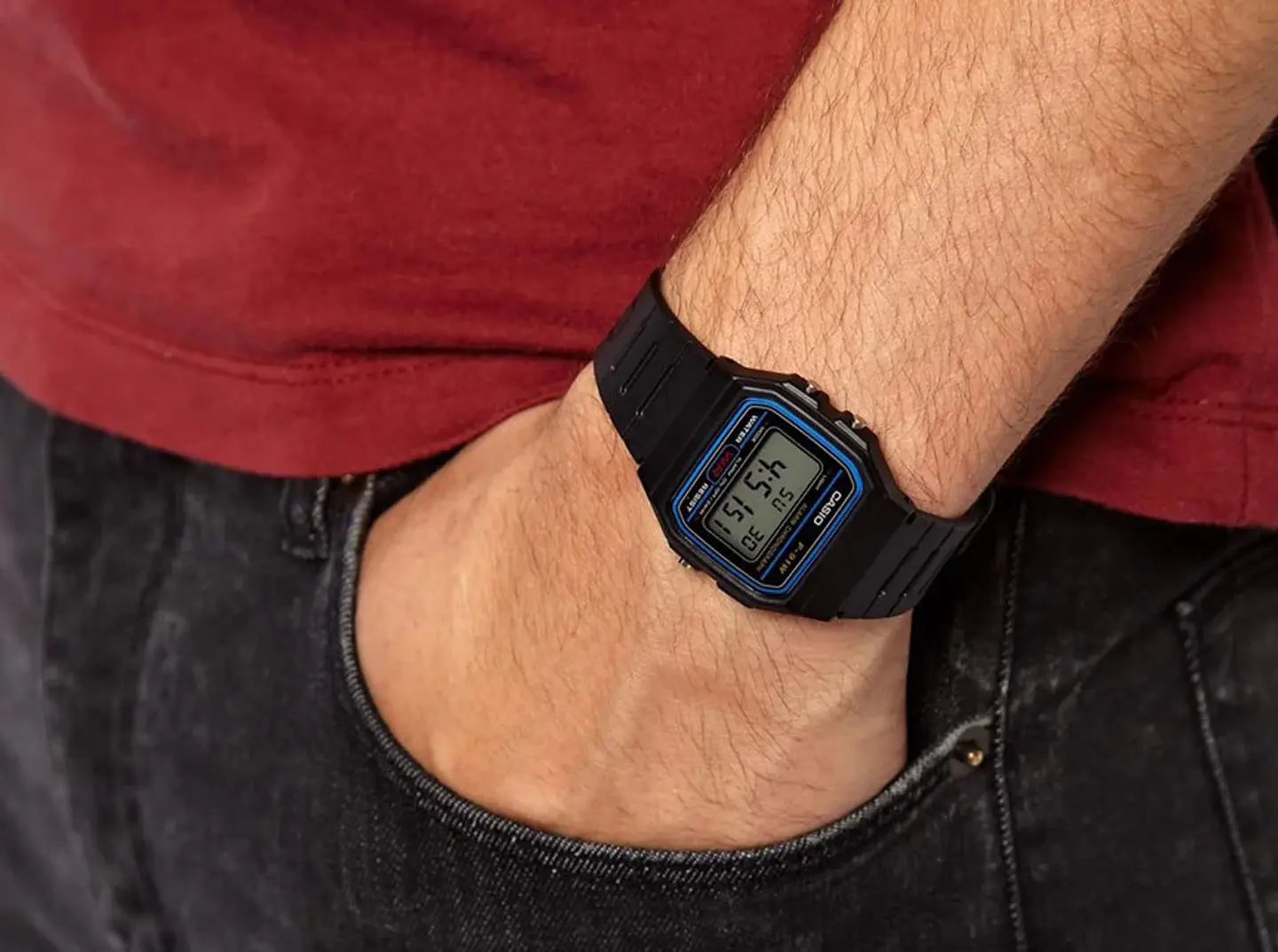 RELOJ CASIO UNISEX F-91W-1 3