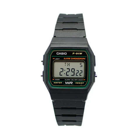 RELOJ CASIO UNISEX F-91W-3DG