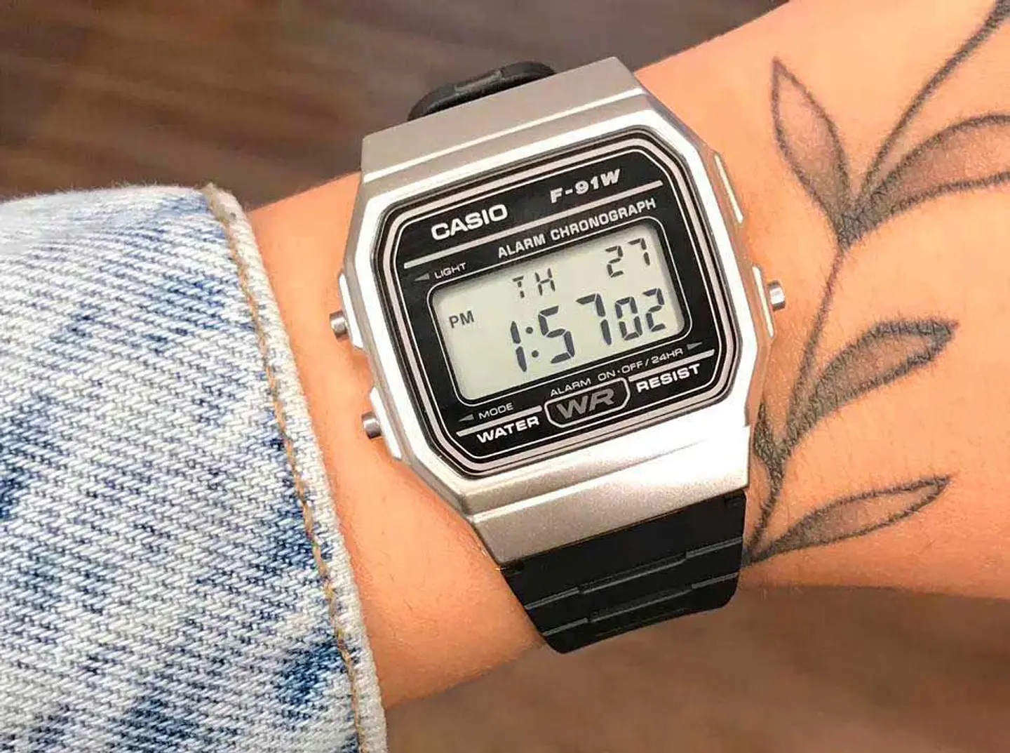 RELOJ CASIO UNISEX F-91WM-7A 2
