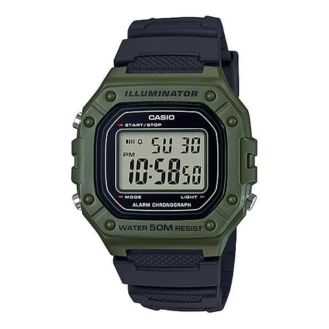 RELOJ CASIO PARA HOMBRE W-218H-3AV