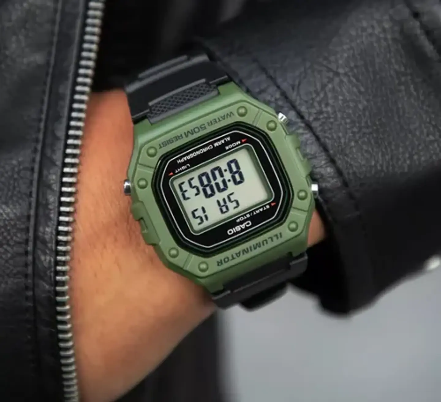RELOJ CASIO PARA HOMBRE W-218H-3AV 3