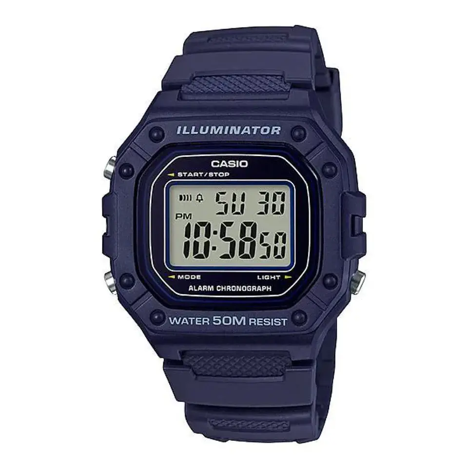 RELOJ CASIO PARA HOMBRE W-218H-2AV 1