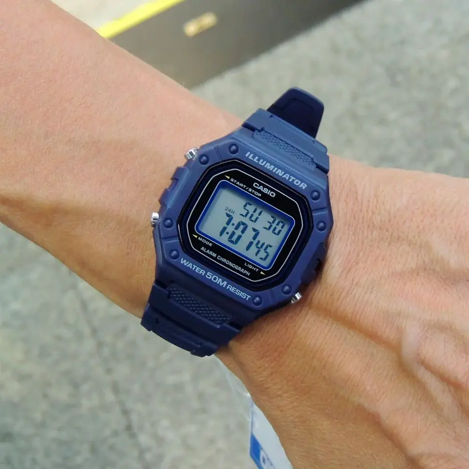 RELOJ CASIO PARA HOMBRE W-218H-2AV 2