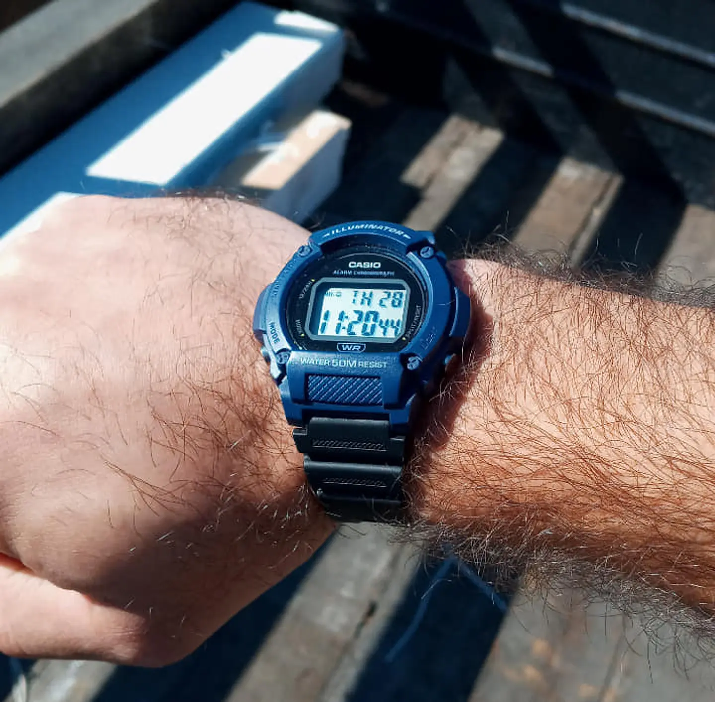 RELOJ CASIO PARA HOMBRE W-219H-2AV 3