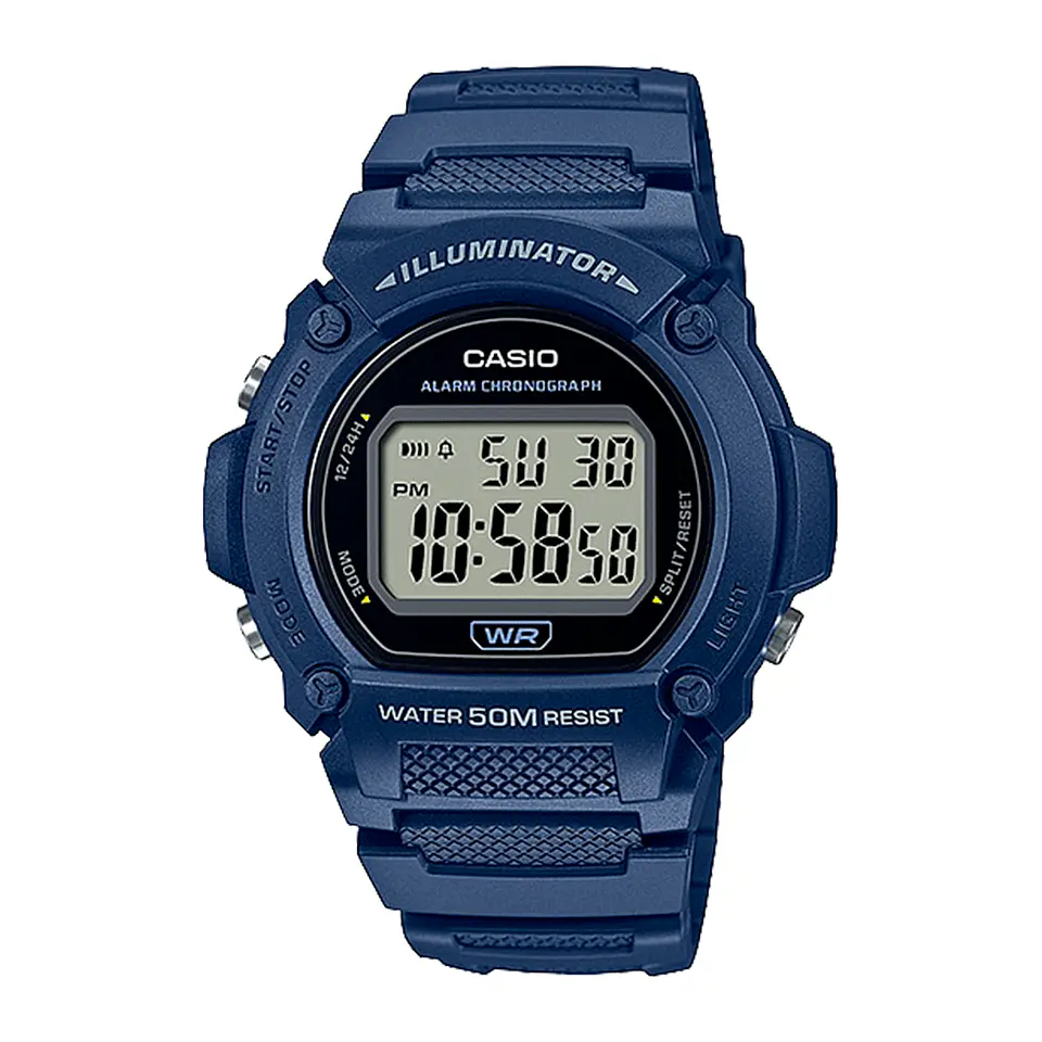 RELOJ CASIO PARA HOMBRE W-219H-2AV 1