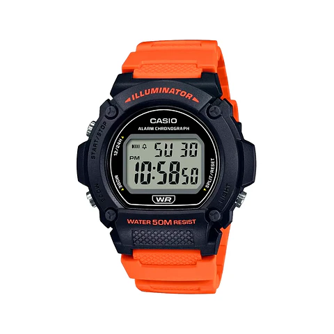 RELOJ CASIO PARA HOMBRE W-219H-4AV