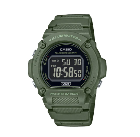 RELOJ CASIO PARA HOMBRE W-219HC-3BV