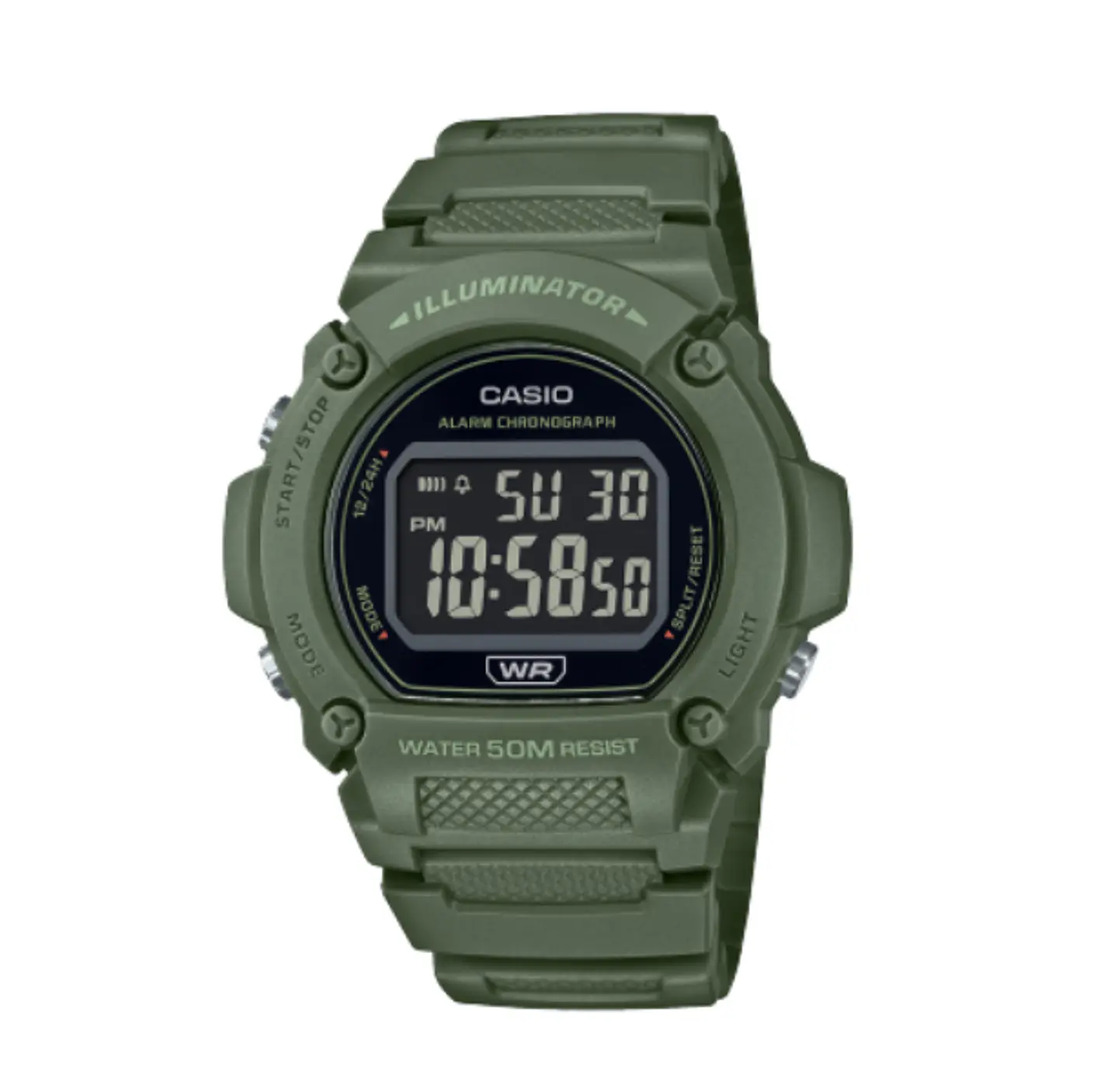 RELOJ CASIO PARA HOMBRE W-219HC-3BV 1