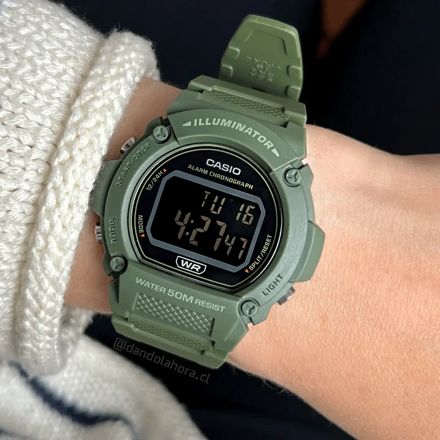 RELOJ CASIO PARA HOMBRE W-219HC-3BV 2