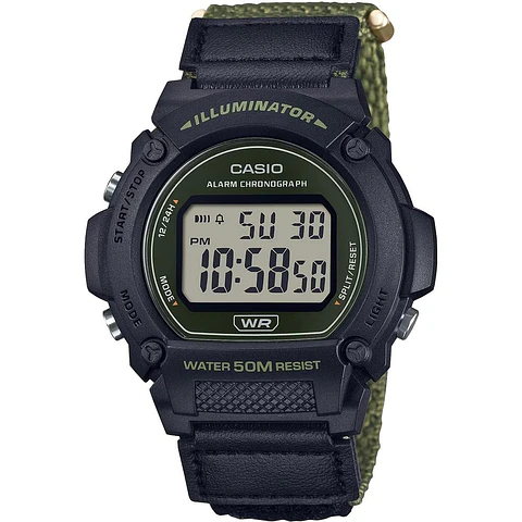 RELOJ CASIO PARA HOMBRE W-219HB-3AV