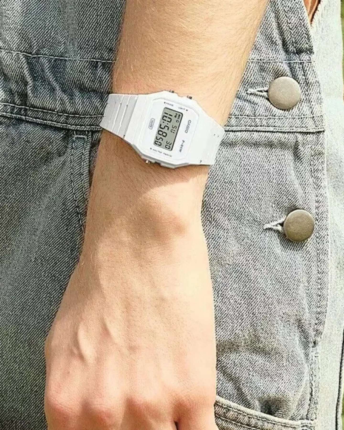RELOJ CASIO UNISEX F-91WB-7A 3