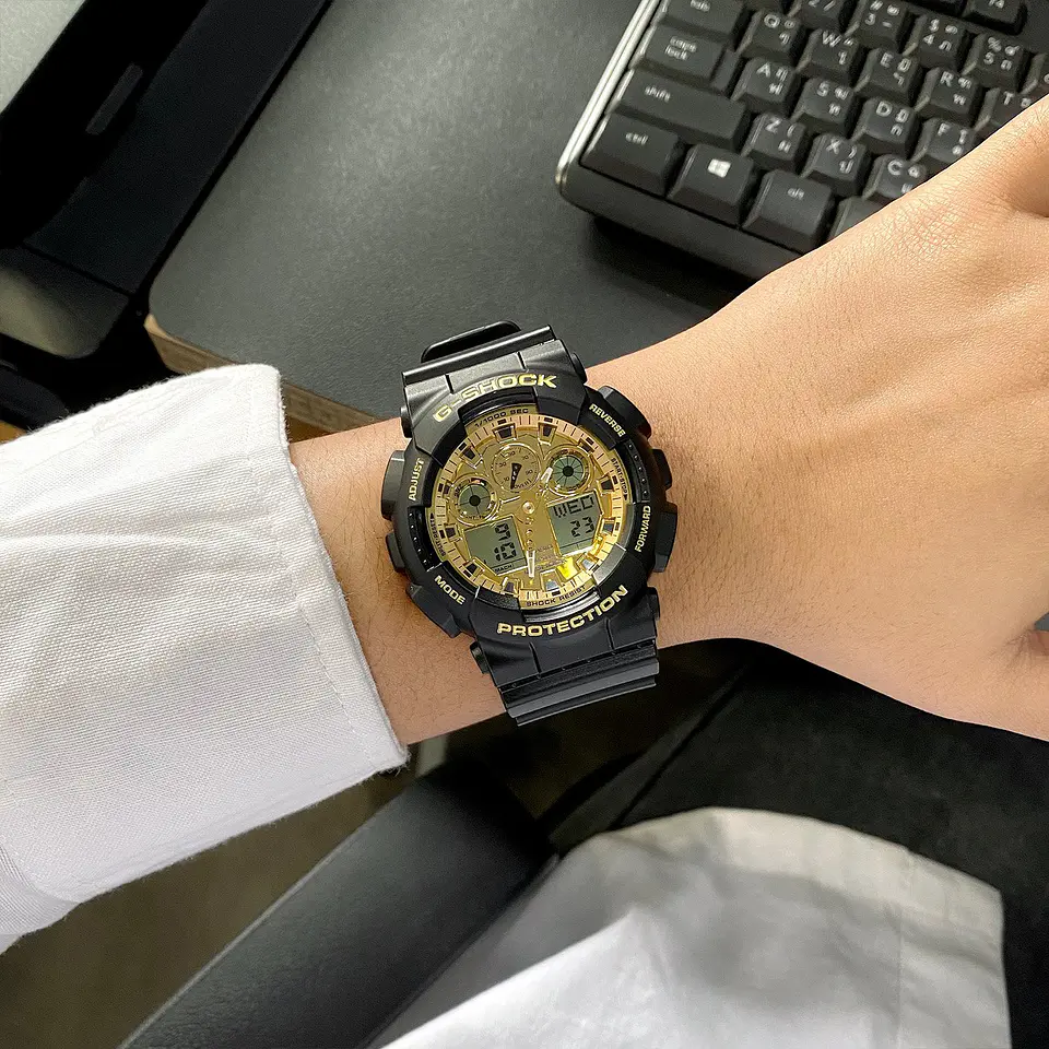RELOJ G SHOCK  PARA HOMBRE GA-100GGB-1A9 2