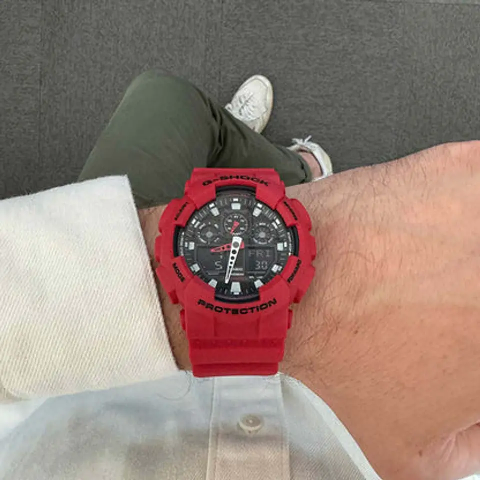RELOJ G SHOCK PARA HOMBRE GA-100B-4A 2