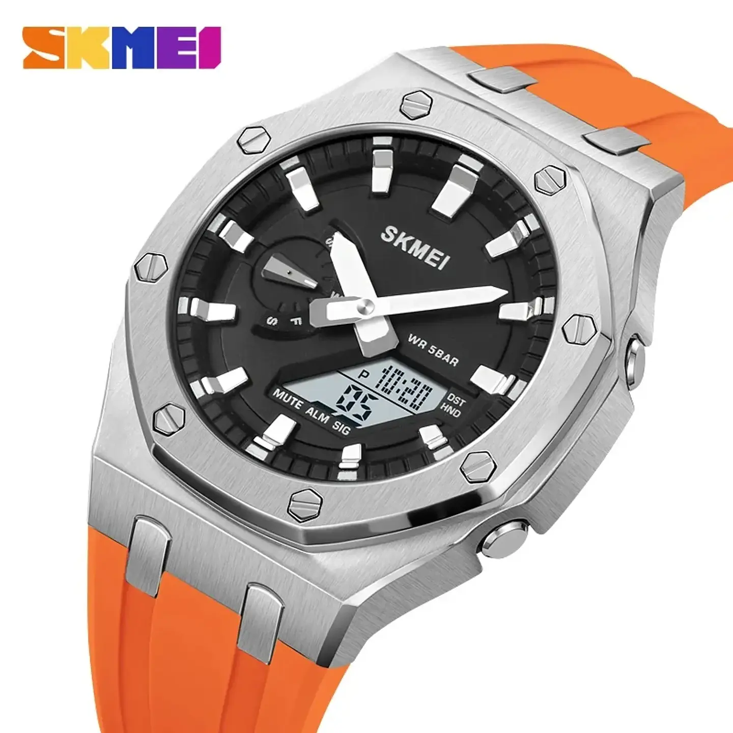 SKMEI SPORT 2243 SILICONA NARANJA  2
