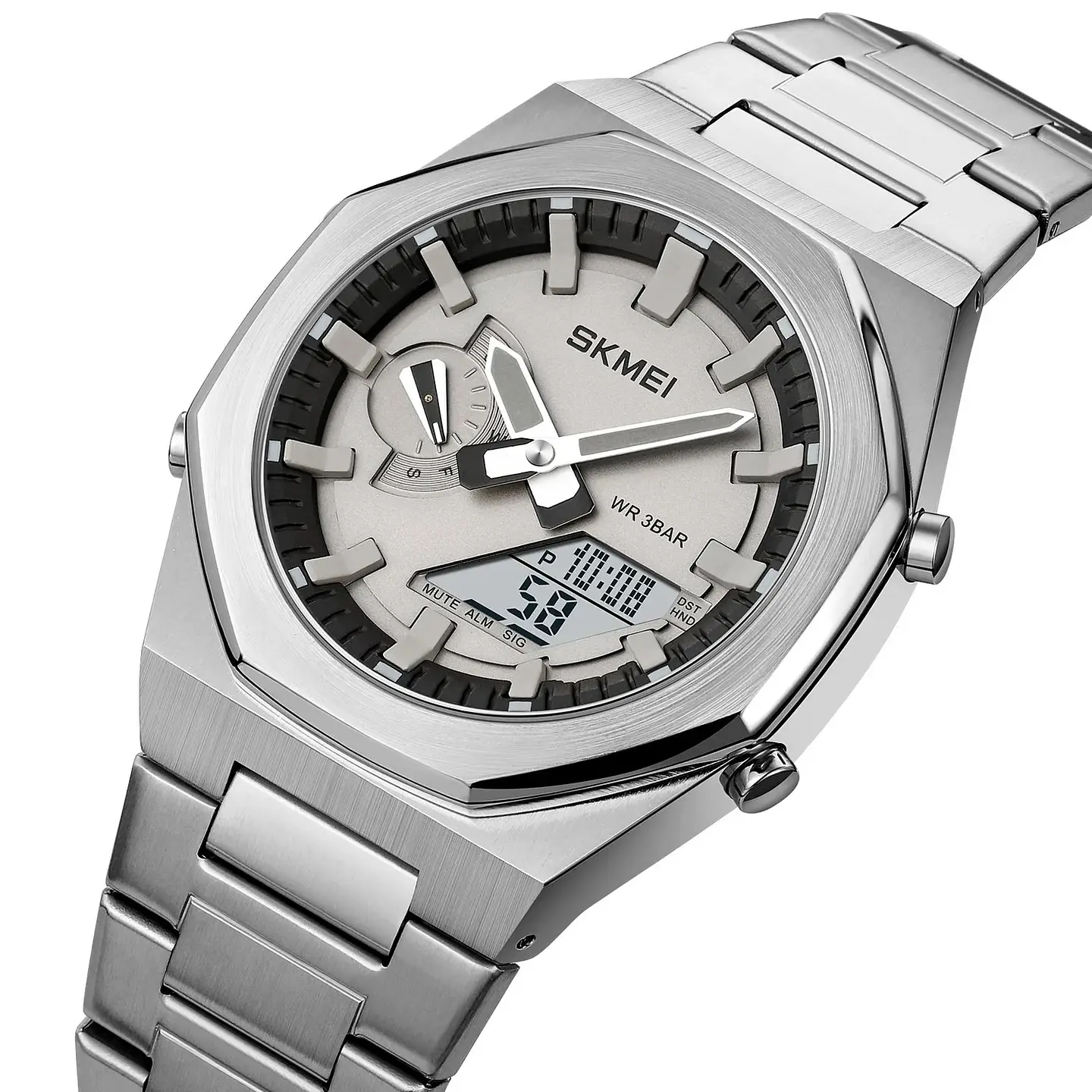RELOJ SKMEI SILVER 1816  2