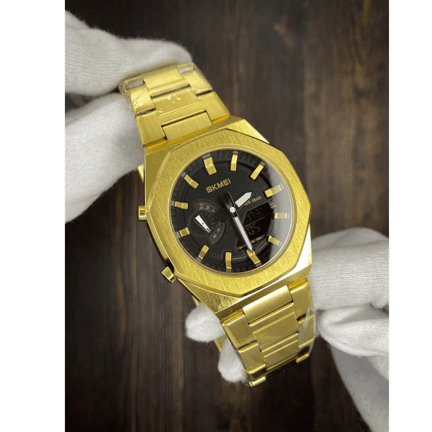 RELOJ SKMEI 1816 GOLD  3