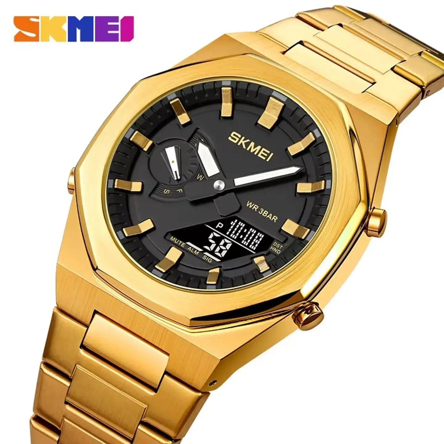 RELOJ SKMEI 1816 GOLD  2