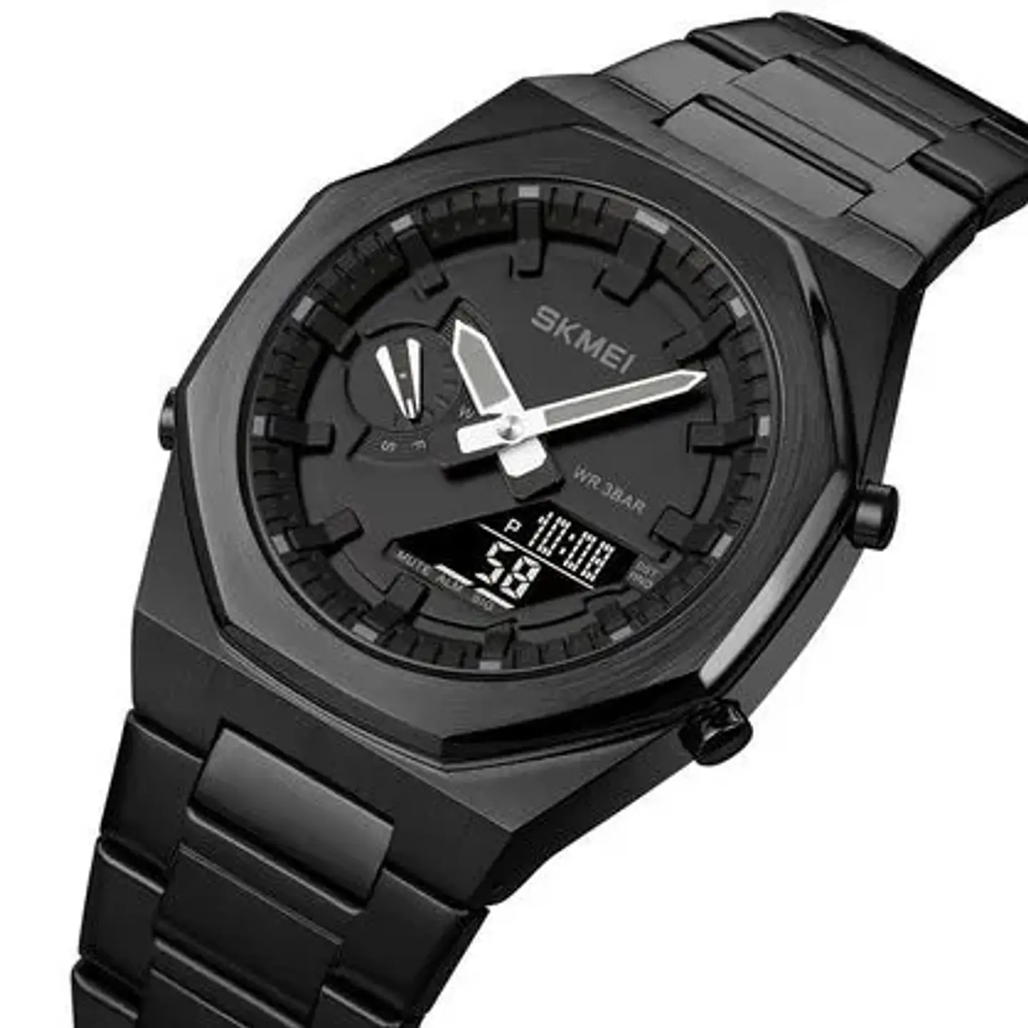 RELOJ SKMEI 1816 ALL BLACK  2