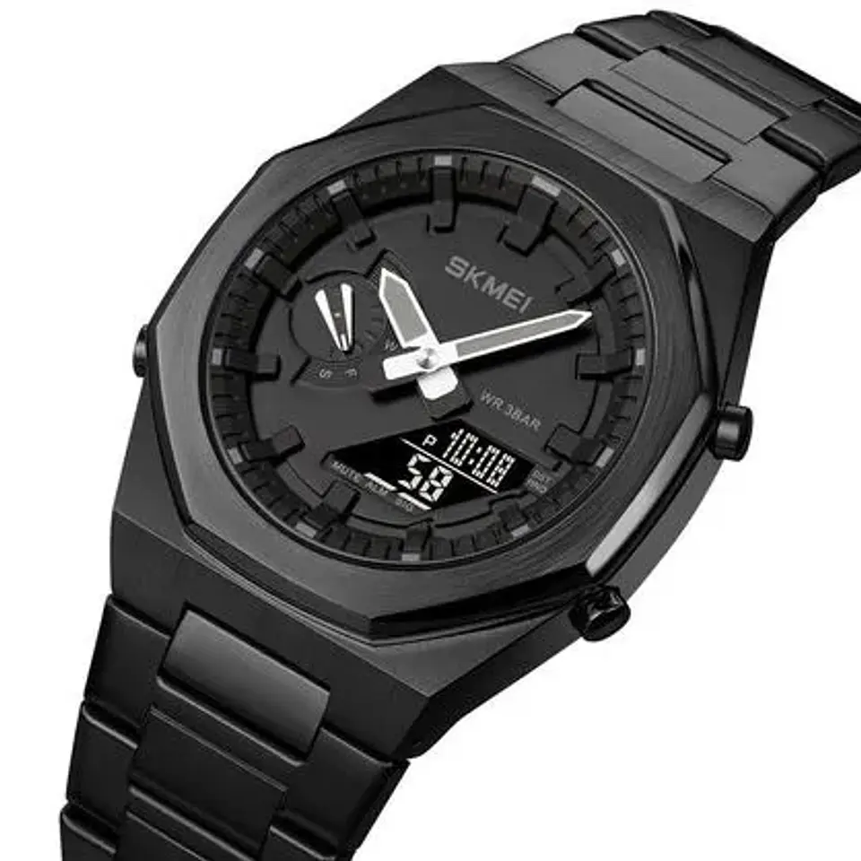 RELOJ SKMEI 1816 ALL BLACK  2